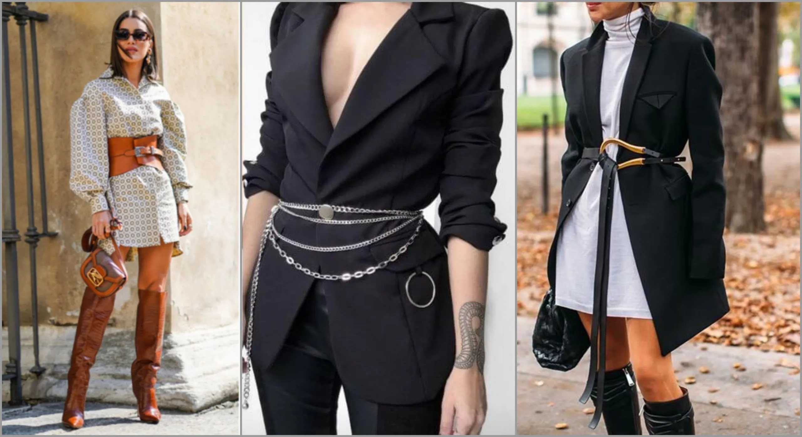 Cinturón, accesorio imprescindible en la moda femenina